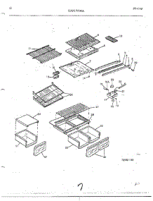 Refrigerator Page 7 parts for Frigidaire Refrigerator 17714-7A from AppliancePartsPros.com