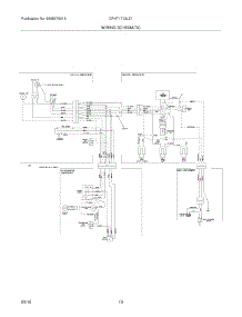 10 - Wiring Schematic parts for Frigidaire Refrigerator CFHT1713LZ1 from AppliancePartsPros.com