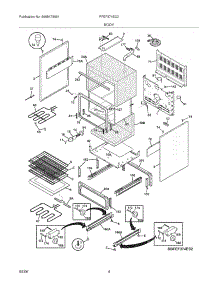 05 - Body parts for Frigidaire Range PFEF374EC2 from AppliancePartsPros.com