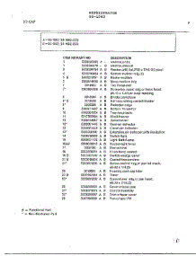 Electrical Equipment Page 8 parts for Frigidaire Refrigerator 95-1962 from AppliancePartsPros.com