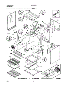07 - Body parts for Frigidaire Range NGSG3PZASD from AppliancePartsPros.com