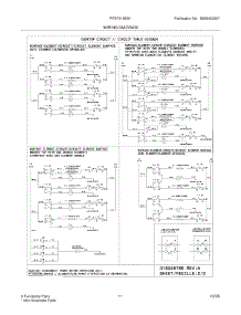 11 - Wiring Diagram parts for Frigidaire Range PFEF319ES1 from AppliancePartsPros.com