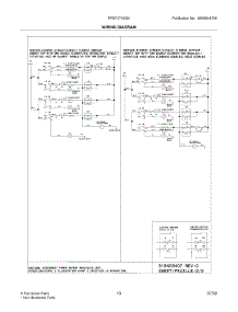 13 - Wiring Diagram parts for Frigidaire Range PFEF374ES5 from AppliancePartsPros.com