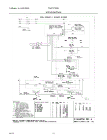 12 - Wiring Diagram parts for Frigidaire Range PGLEF375ES4 from AppliancePartsPros.com