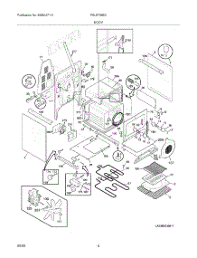 05 - Body parts for Frigidaire Range PGLEF388CS5 from AppliancePartsPros.com