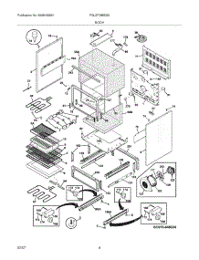 05 - Body parts for Frigidaire Range PGLEF388ES5 from AppliancePartsPros.com