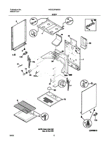 07 - Body parts for Frigidaire Range NGSG3PMASA from AppliancePartsPros.com