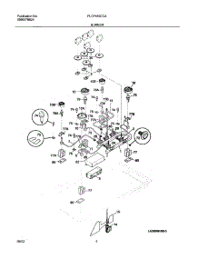 05 - Burner parts for Frigidaire Range PLCF489CCA from AppliancePartsPros.com