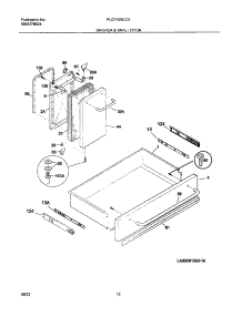 11 - Drawer / Small Door parts for Frigidaire Range PLCF489CCA from AppliancePartsPros.com