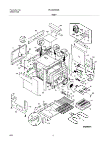07 - Body parts for Frigidaire Range PLCS389DCB from AppliancePartsPros.com