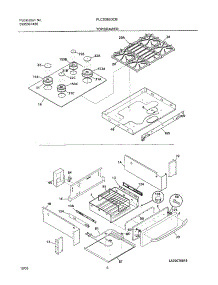 09 - Top / Drawer parts for Frigidaire Range PLCS389DCB from AppliancePartsPros.com