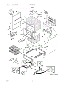 05 - Body parts for Frigidaire Range PFEF373ES1 from AppliancePartsPros.com