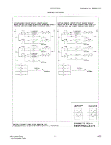 11 - Wiring Diagram parts for Frigidaire Range PFEF373ES1 from AppliancePartsPros.com