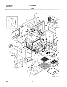 07 - Body parts for Frigidaire Range PLCS389ACD from AppliancePartsPros.com