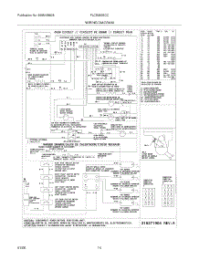 12 - Wiring Diagram parts for Frigidaire Range PLCS389ECC from AppliancePartsPros.com