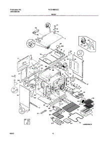 07 - Body parts for Frigidaire Range PLCF489CCC from AppliancePartsPros.com