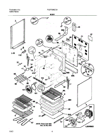 05 - Body parts for Frigidaire Range PLEF398CCA from AppliancePartsPros.com