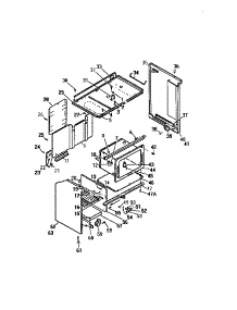11 - Oven Liner, Side Panels parts for Frigidaire Range RG45CW0 from AppliancePartsPros.com