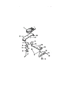 13 - Oven Door Latch Mechanism parts for Frigidaire Range RG45CW0 from AppliancePartsPros.com