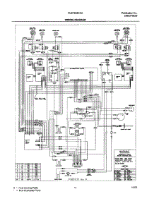 11 - Wiring Diagram parts for Frigidaire Range PLEF398CCA from AppliancePartsPros.com