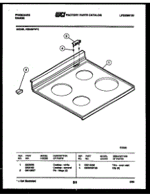 03 - Cooktop Parts parts for Frigidaire Range RS34BFW2 from AppliancePartsPros.com