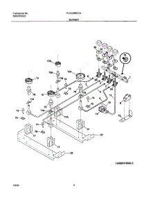 05 - Burner parts for Frigidaire Range PLCS389CCA from AppliancePartsPros.com