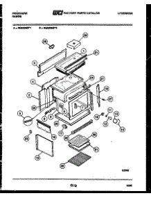 05 - Body Parts parts for Frigidaire Range RG533MDW1 from AppliancePartsPros.com