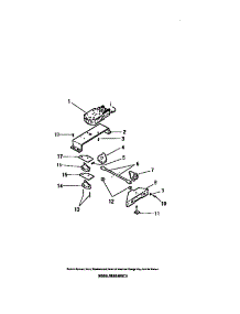 11 - Door Latch Assembly parts for Frigidaire Range RGS35CH0 from AppliancePartsPros.com