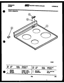 03 - Cooktop Parts parts for Frigidaire Range RS33BFW2 from AppliancePartsPros.com