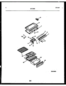 04 - Shelves And Supports parts for Frigidaire Refrigerator ATC130WK2 from AppliancePartsPros.com