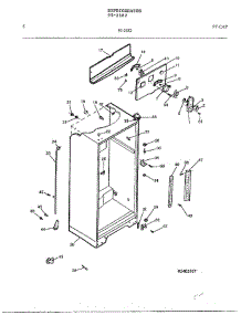 Electrical Equipment Page 7 parts for Frigidaire Refrigerator 95-2182 from AppliancePartsPros.com