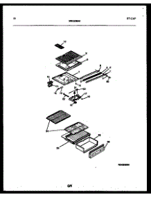 06 - Shelves And Supports parts for Frigidaire Refrigerator ATL130WK1 from AppliancePartsPros.com