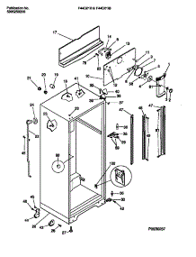 03 - Cabinet W /  Fan Assembly parts for Frigidaire Refrigerator F44C21IBW0 from AppliancePartsPros.com