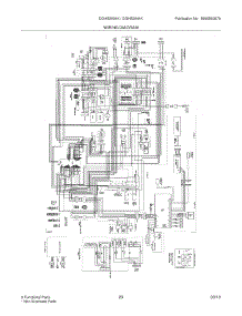 23 - Wiring Diagram parts for Frigidaire Refrigerator DGHS2634KW3 from AppliancePartsPros.com