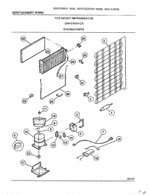 System parts for Frigidaire Refrigerator 21844A from AppliancePartsPros.com