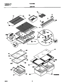 04 - Shelves parts for Frigidaire Refrigerator F44N18MGD0 from AppliancePartsPros.com