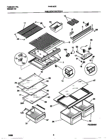 04 - Shelves / Controls parts for Frigidaire Refrigerator F44N18CEW1 from AppliancePartsPros.com