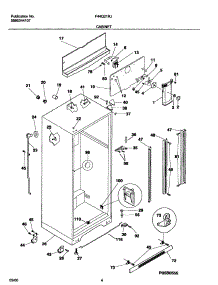 05 - Cabinet parts for Frigidaire Refrigerator F44Q21RJD1 from AppliancePartsPros.com
