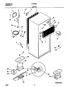 05 - System parts for Frigidaire Refrigerator F44R18SKW0 from AppliancePartsPros.com