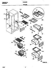 05 - Shelves parts for Frigidaire Refrigerator F45WJ26HD0 from AppliancePartsPros.com