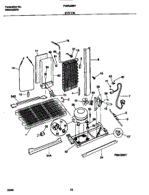 07 - System parts for Frigidaire Refrigerator F45WJ26HD0 from AppliancePartsPros.com