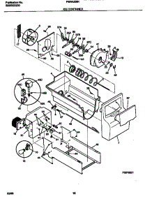09 - Ice Container parts for Frigidaire Refrigerator F45WJ26HD0 from AppliancePartsPros.com