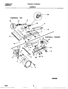 06 - Controls parts for Frigidaire Refrigerator F45WR24CW0 from AppliancePartsPros.com