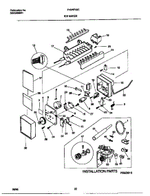 10 - Ice Maker parts for Frigidaire Refrigerator F45WP22ED0 from AppliancePartsPros.com