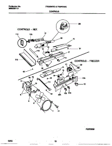 06 - Controls parts for Frigidaire Refrigerator F45WR26CB0 from AppliancePartsPros.com