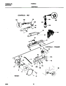 06 - Controls parts for Frigidaire Refrigerator F45ZR24JW1 from AppliancePartsPros.com