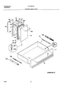 09 - Drawer / Small Door parts for Frigidaire Range PLEF489CCB from AppliancePartsPros.com