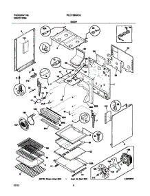 07 - Body parts for Frigidaire Range PLGF389ACC from AppliancePartsPros.com