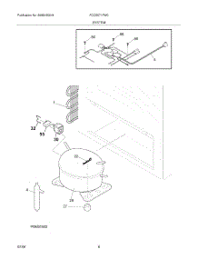 07 - System parts for Frigidaire Freezer FCCS071FW0 from AppliancePartsPros.com