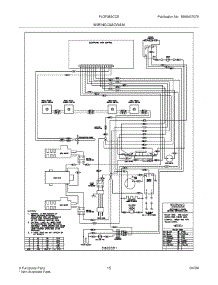 13 - Wiring Diagram parts for Frigidaire Range PLGF389CCE from AppliancePartsPros.com
